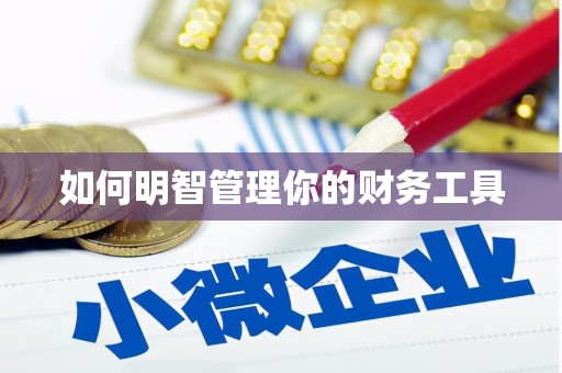 锡林郭勒盟如何明智管理你的财务工具