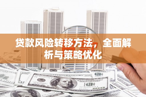 锡林郭勒盟贷款风险转移方法，全面解析与策略优化