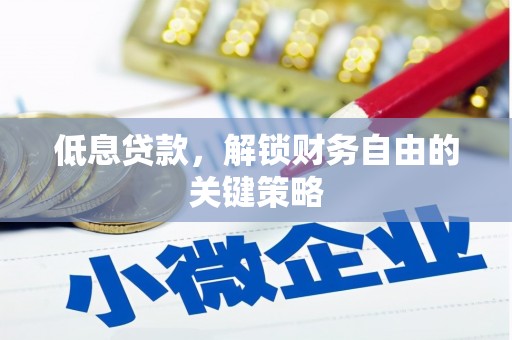 锡林郭勒盟低息贷款，解锁财务自由的关键策略