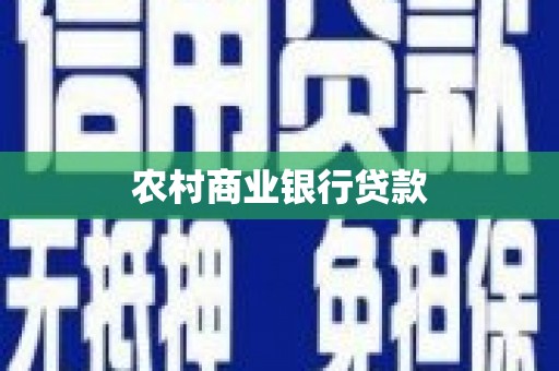 锡林郭勒盟农村商业银行贷款