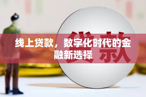 锡林郭勒盟线上贷款，数字化时代的金融新选择