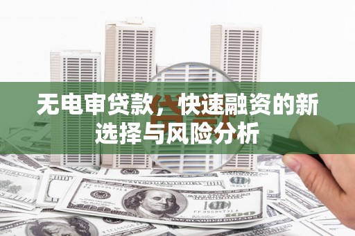 锡林郭勒盟无电审贷款，快速融资的新选择与风险分析