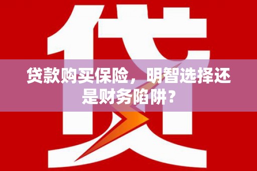 锡林郭勒盟贷款购买保险，明智选择还是财务陷阱？