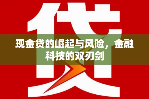 锡林郭勒盟现金贷的崛起与风险，金融科技的双刃剑