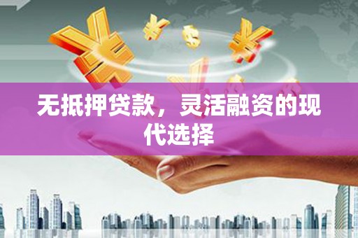 锡林郭勒盟无抵押贷款，灵活融资的现代选择