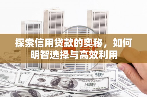锡林郭勒盟探索信用贷款的奥秘，如何明智选择与高效利用