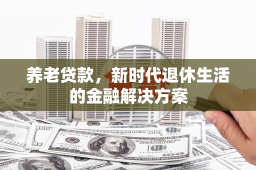 锡林郭勒盟养老贷款，新时代退休生活的金融解决方案