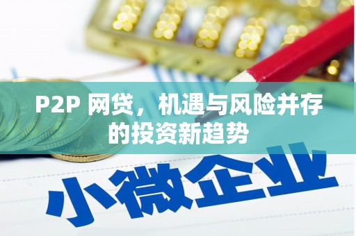 锡林郭勒盟P2P 网贷，机遇与风险并存的投资新趋势